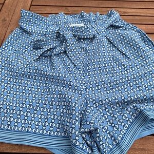 Max Studio Belted Shorts